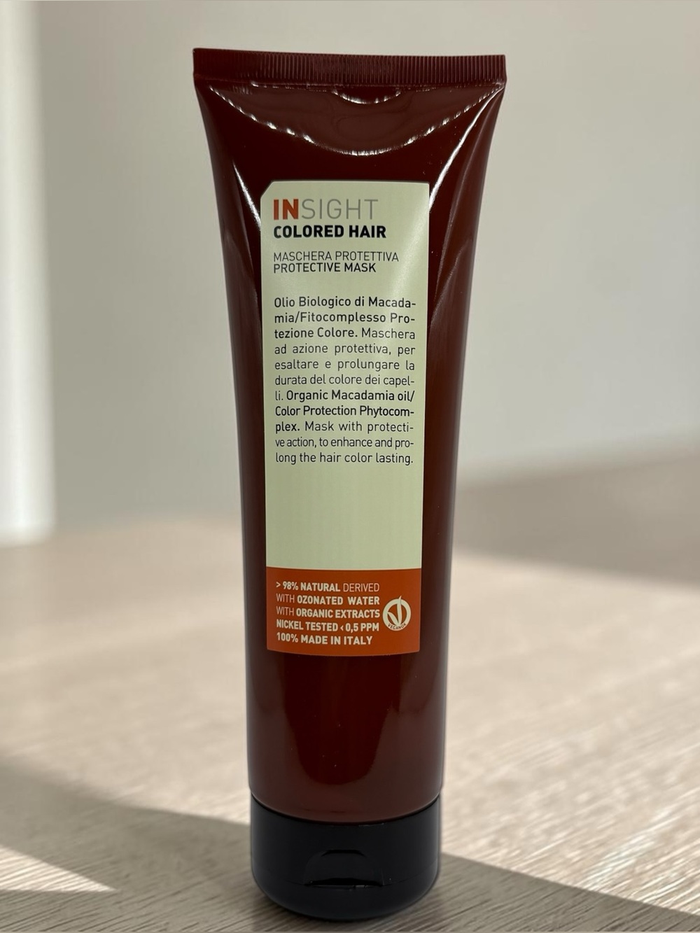 INSIGHT Color Protective Hair Mask 8.45oz Vegan Hydrating Macadamia Oil Care